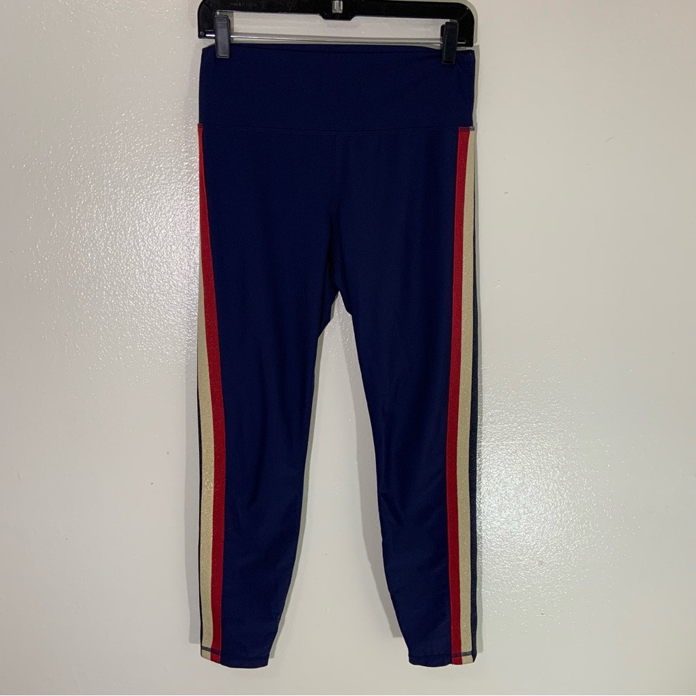 Spiritual Gangster Glitter Side Stripe Leggings L